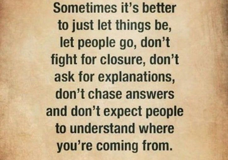 Just let it&nbsp;go!