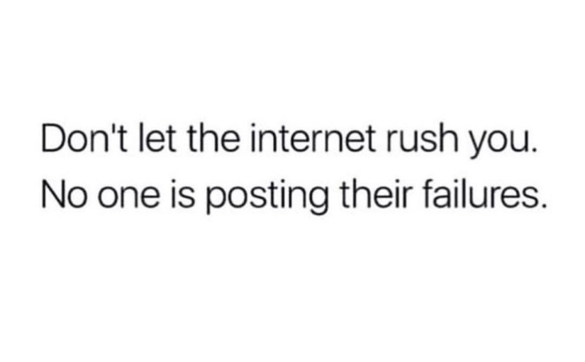 Can I really post that I&nbsp;failed?